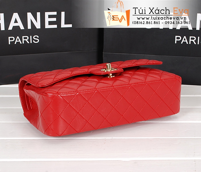 Túi Xách Chanel Maxi Super Màu Đỏ Đẹp 3